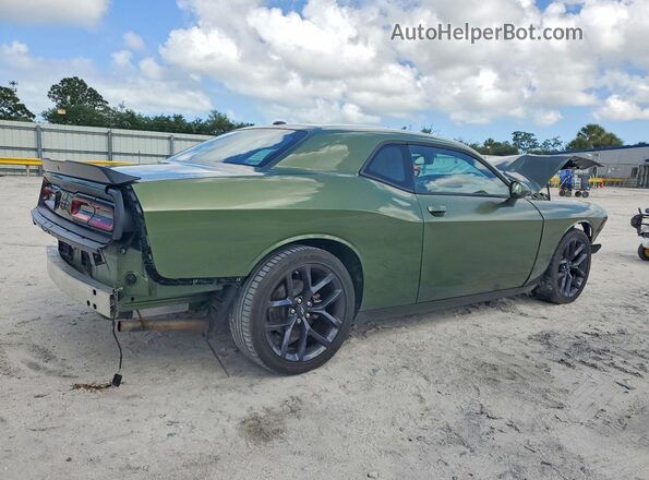 2C3CDZJG1PH582413 2023 DODGE CHALLENGER Зеленый Задняя правая четверть