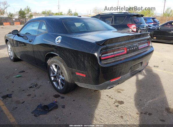 2C3CDZKG5NH223741 2022 DODGE CHALLENGER Черный Задняя левая четверть