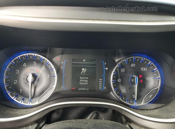 2C4RC1BG2LR131360 2020 CHRYSLER PACIFICA Серый Вид щитка приборов