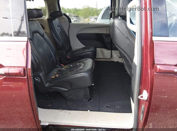 2C4RC1BG2LR268976 2020 CHRYSLER PACIFICA Burgundy Vista de la etiqueta del VIN