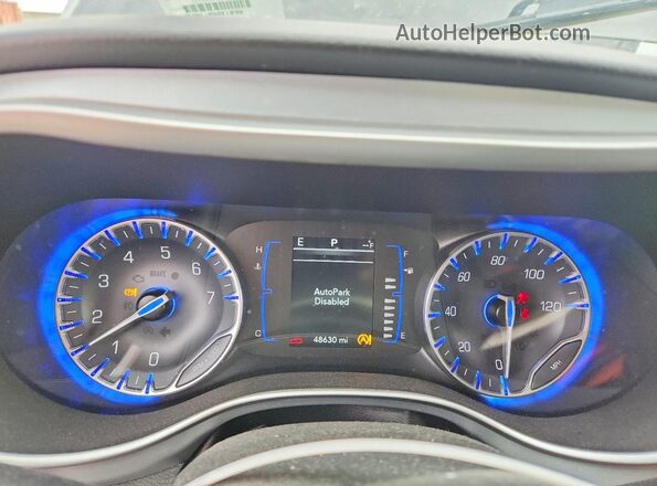 2C4RC1BG3LR239874 2020 CHRYSLER PACIFICA Черный Вид щитка приборов