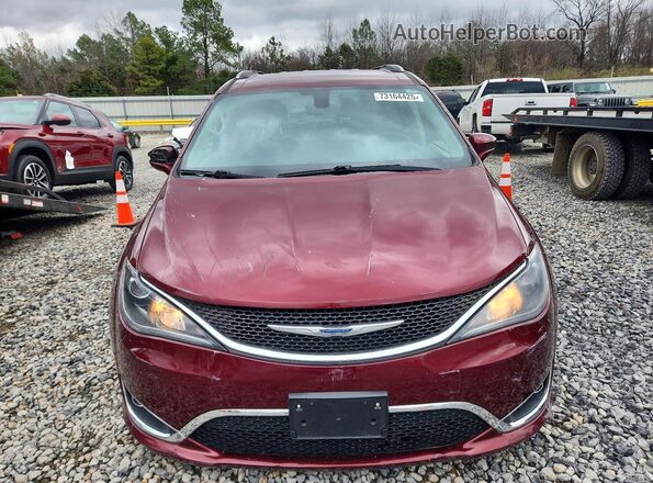 2C4RC1BG5JR217582 2018 CHRYSLER PACIFICA Бордовый Вид спереди