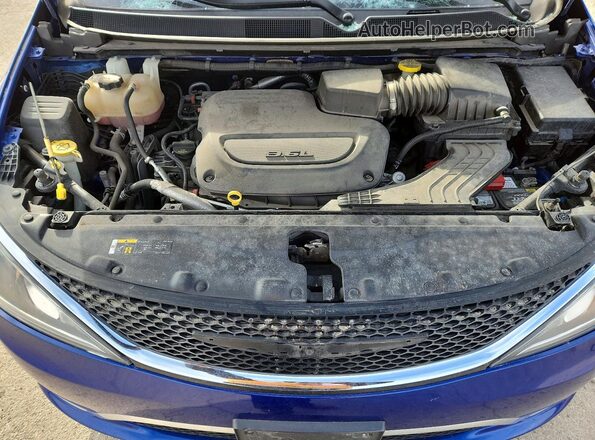 2C4RC1BG7LR105627 2020 CHRYSLER PACIFICA Синий Вид подкапотного пространства