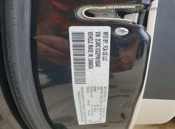 2C4RC1CG2PR616540 2023 CHRYSLER VOYAGER Черный Вид наклейки с VIN-кодом