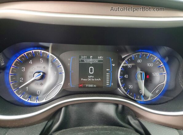 2C4RC1CG2PR616540 2023 CHRYSLER VOYAGER Черный Вид щитка приборов