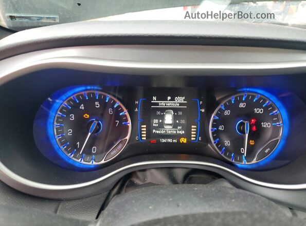 2C4RC1FG9LR117241 2020 CHRYSLER PACIFICA Черный Вид щитка приборов