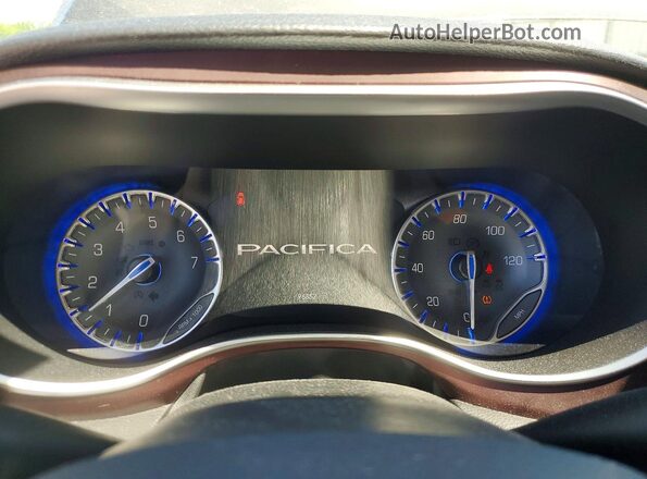 2C4RC1GG3HR610354 2017 CHRYSLER PACIFICA Черный Вид щитка приборов