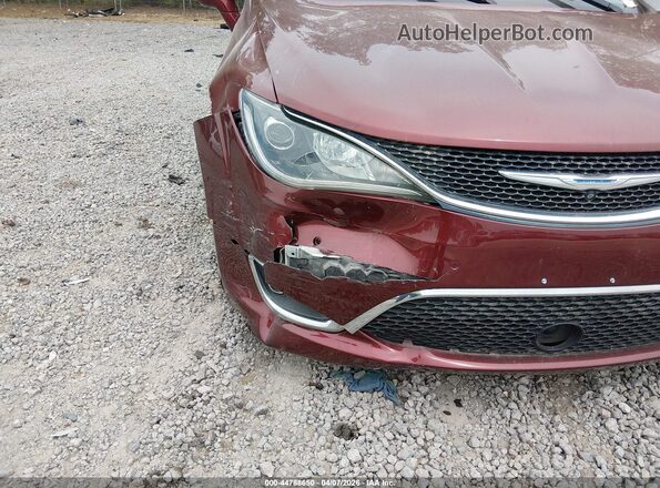 2C4RC1GG3JR100155 2018 CHRYSLER PACIFICA Red Widok z przodu
