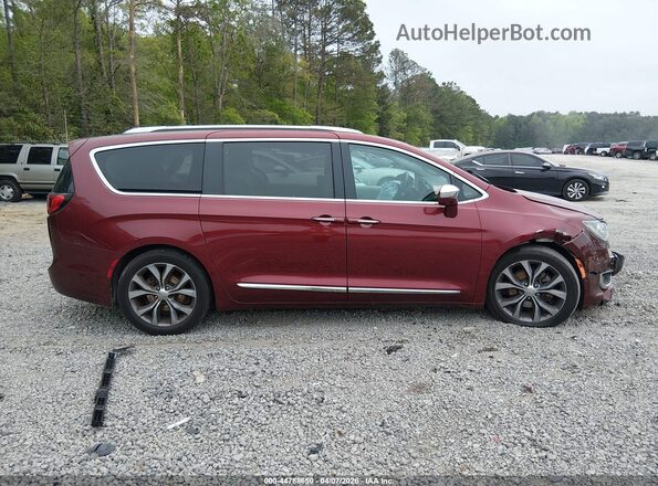 2C4RC1GG3JR100155 2018 CHRYSLER PACIFICA Red Widok wnętrza z tyłu