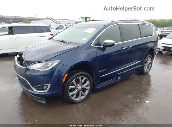 2C4RC1GG5JR365465 2018 CHRYSLER PACIFICA Blue Передня ліва чверть