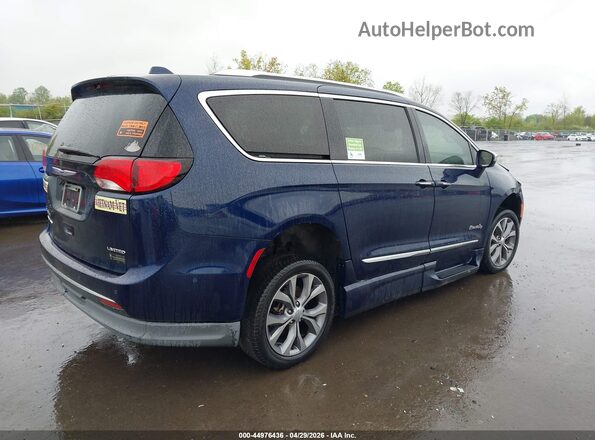 2C4RC1GG5JR365465 2018 CHRYSLER PACIFICA Blue Задня права чверть