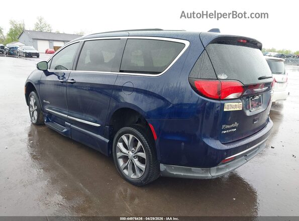 2C4RC1GG5JR365465 2018 CHRYSLER PACIFICA Blue Задня ліва чверть