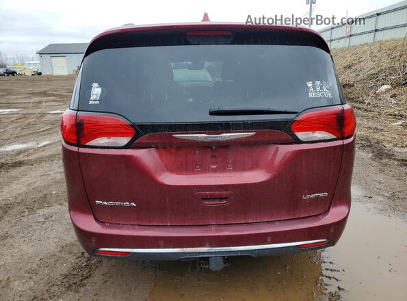 2C4RC1GG9HR683602 2017 CHRYSLER PACIFICA Красный Вид сзади