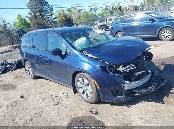 2C4RC1N73JR293636 2018 CHRYSLER PACIFICA Синий Передняя правая четверть