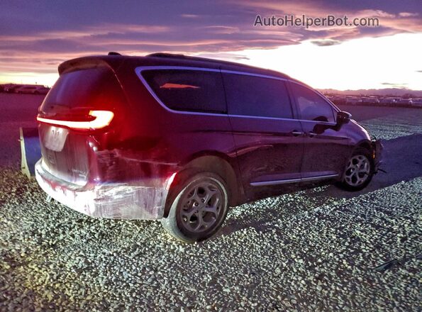 2C4RC3GGXPR500136 2023 CHRYSLER PACIFICA Бордовый Задняя правая четверть