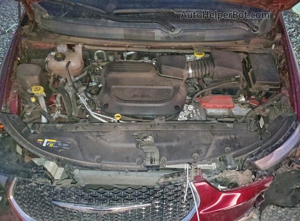 2C4RC3GGXPR500136 2023 CHRYSLER PACIFICA Бордовый Вид подкапотного пространства