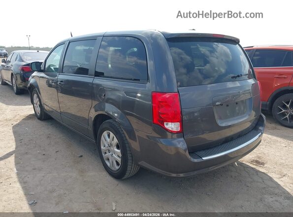 2C4RDGBG7JR166375 2018 DODGE GRAND CARAVAN Gray Trasero izquierdo