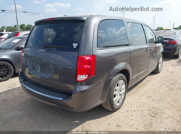 2C4RDGBG7JR166375 2018 DODGE GRAND CARAVAN Gray Trasero derecho