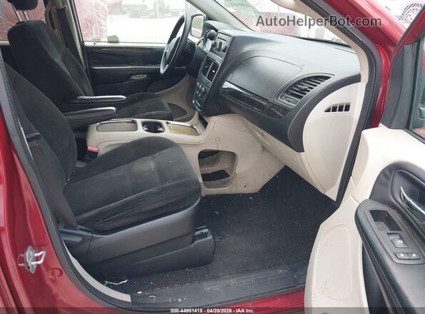 2C4RDGCG7GR179473 2016 DODGE GRAND CARAVAN Красный Вид салона спереди