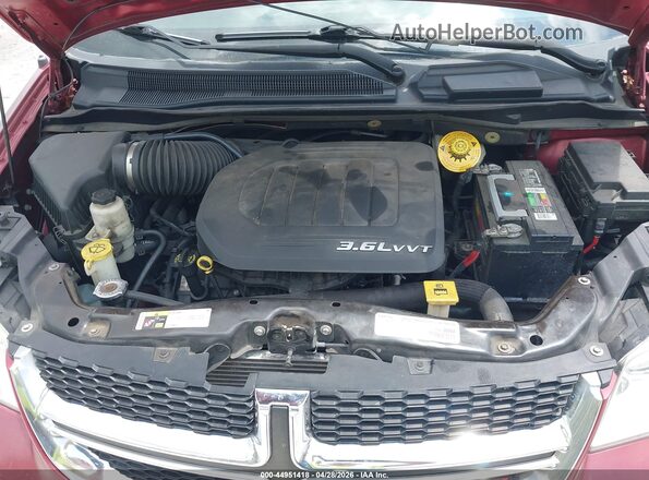 2C4RDGCG7GR179473 2016 DODGE GRAND CARAVAN Красный Вид сзади