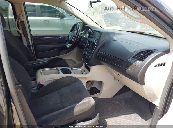 2C4RDGCG7GR354109 2016 DODGE GRAND CARAVAN Black წინა სალონის ხედი