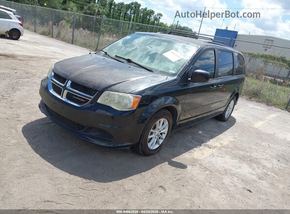 2C4RDGCG7GR354109 2016 DODGE GRAND CARAVAN Black წინა მარცხენა ხედი სამი მეოთხედიდან