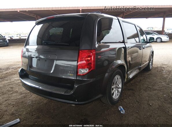 2C4RDGCG9JR215901 2018 DODGE GRAND CARAVAN Серый Задняя правая четверть