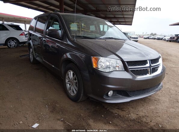 2C4RDGCG9JR215901 2018 DODGE GRAND CARAVAN Серый Передняя правая четверть