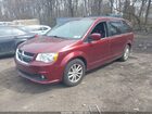 2019 Dodge Grand Caravan Sxt Темно-бордовый vin: 2C4RDGCG9KR562405