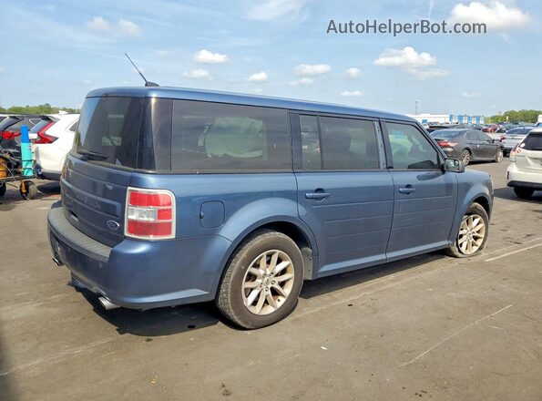 2FMGK5B82KBA04766 2019 FORD FLEX Blue Tył prawy
