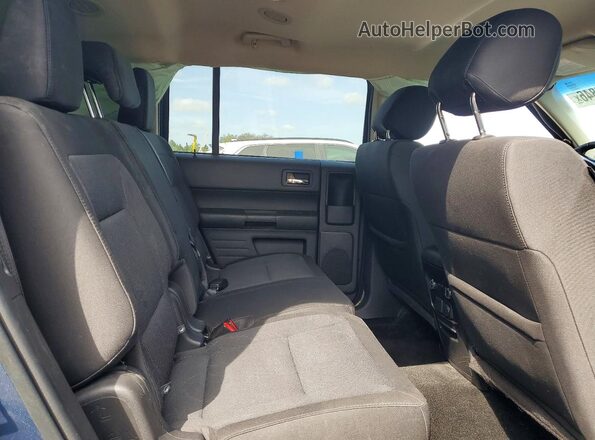 2FMGK5B82KBA04766 2019 FORD FLEX Blue Widok wnętrza z tyłu