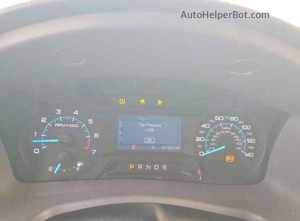 2FMGK5B82KBA04766 2019 FORD FLEX Blue Widok zestawu wskaźników