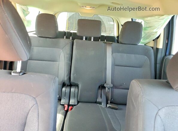 2FMGK5B82KBA04766 2019 FORD FLEX Blue Widok tylnych siedzeń