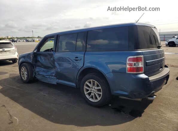 2FMGK5B82KBA04766 2019 FORD FLEX Blue Tył lewy