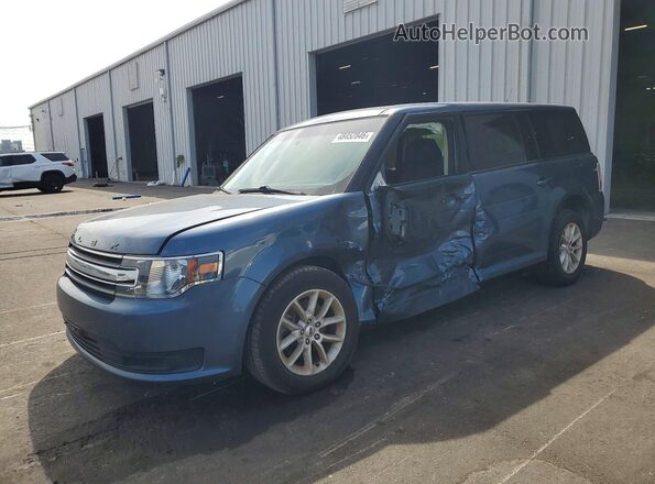 2FMGK5B82KBA04766 2019 FORD FLEX Blue Przód lewy