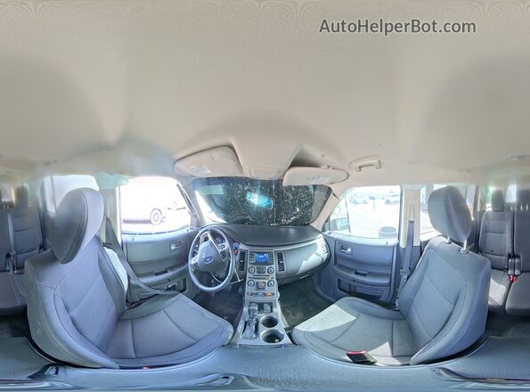 2FMGK5B82KBA04766 2019 FORD FLEX Blue Widok wnętrza 360 stopni