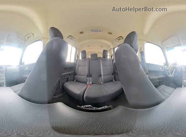 2FMGK5B8XKBA29138 2019 FORD FLEX Белый Панорамный вид салона 360°