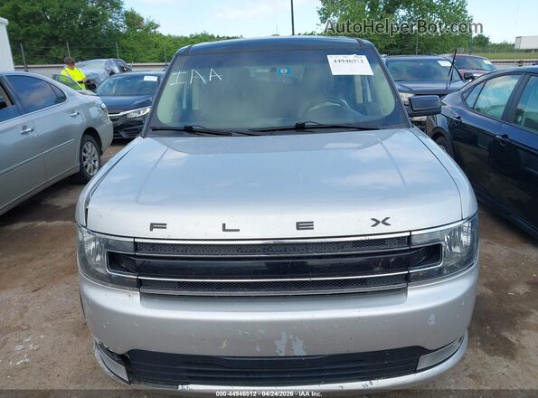 2FMGK5C80JBA02527 2018 FORD FLEX Серебряный Вид панели приборов