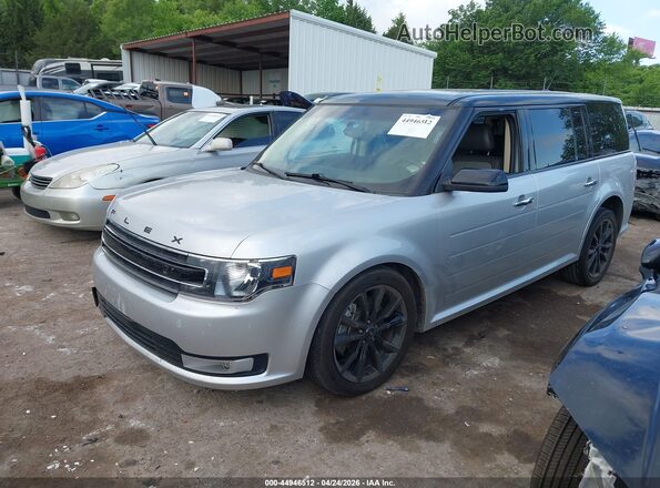 2FMGK5C80JBA02527 2018 FORD FLEX Серебряный Передняя левая четверть