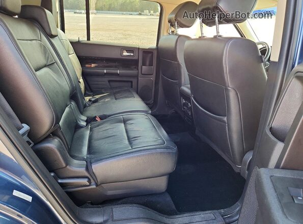 2FMGK5C80JBA10109 2018 FORD FLEX Blue Vista interior trasera