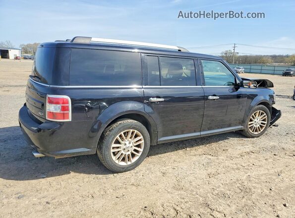 2FMGK5C81KBA32945 2019 FORD FLEX Черный Задняя правая четверть
