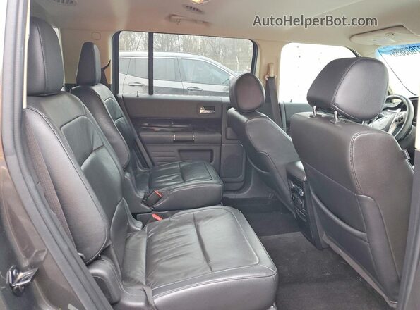 2FMGK5C82KBA06340 2019 FORD FLEX Gray Widok wnętrza z tyłu