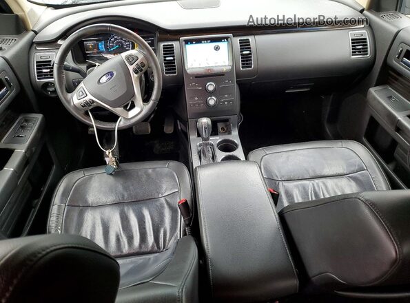 2FMGK5C82KBA06340 2019 FORD FLEX Gray Widok deski rozdzielczej