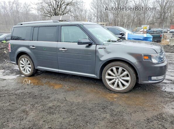 2FMGK5C82KBA06340 2019 FORD FLEX Gray Przód prawy