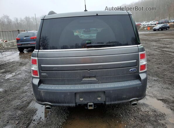 2FMGK5C82KBA06340 2019 FORD FLEX Gray Widok z tyłu