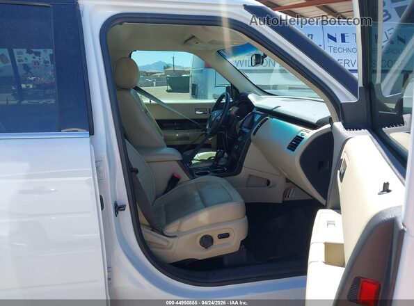 2FMGK5C82KBA39337 2019 FORD FLEX White წინა სალონის ხედი