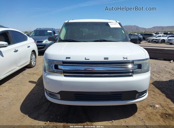 2FMGK5C82KBA39337 2019 FORD FLEX White ხელსაწყოთა პანელის ხედი