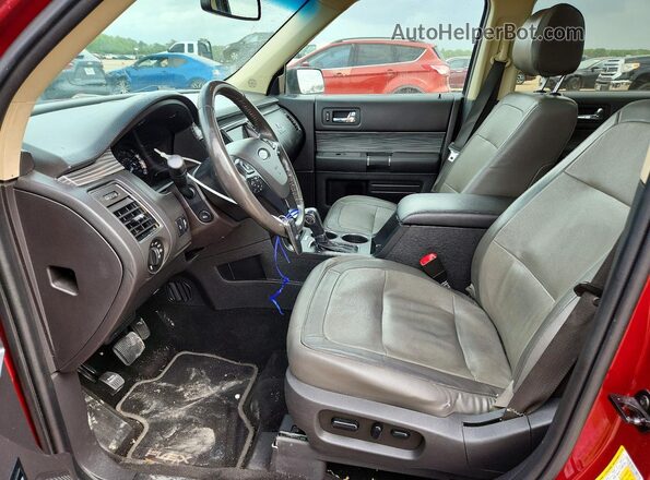 2FMGK5C85KBA17154 2019 FORD FLEX Красный Вид салона спереди