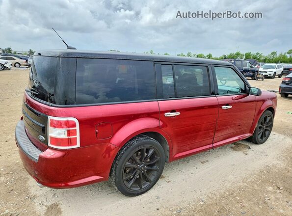 2FMGK5C85KBA17154 2019 FORD FLEX Красный Задняя правая четверть