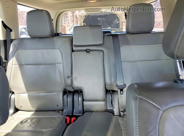 2FMGK5C87GBA20113 2016 FORD FLEX Белый Вид задних сидений